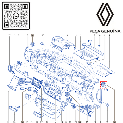 RN 03160R 687603160R SAIDA INTERNA VENTILACAO AR CONDICIONAD 4